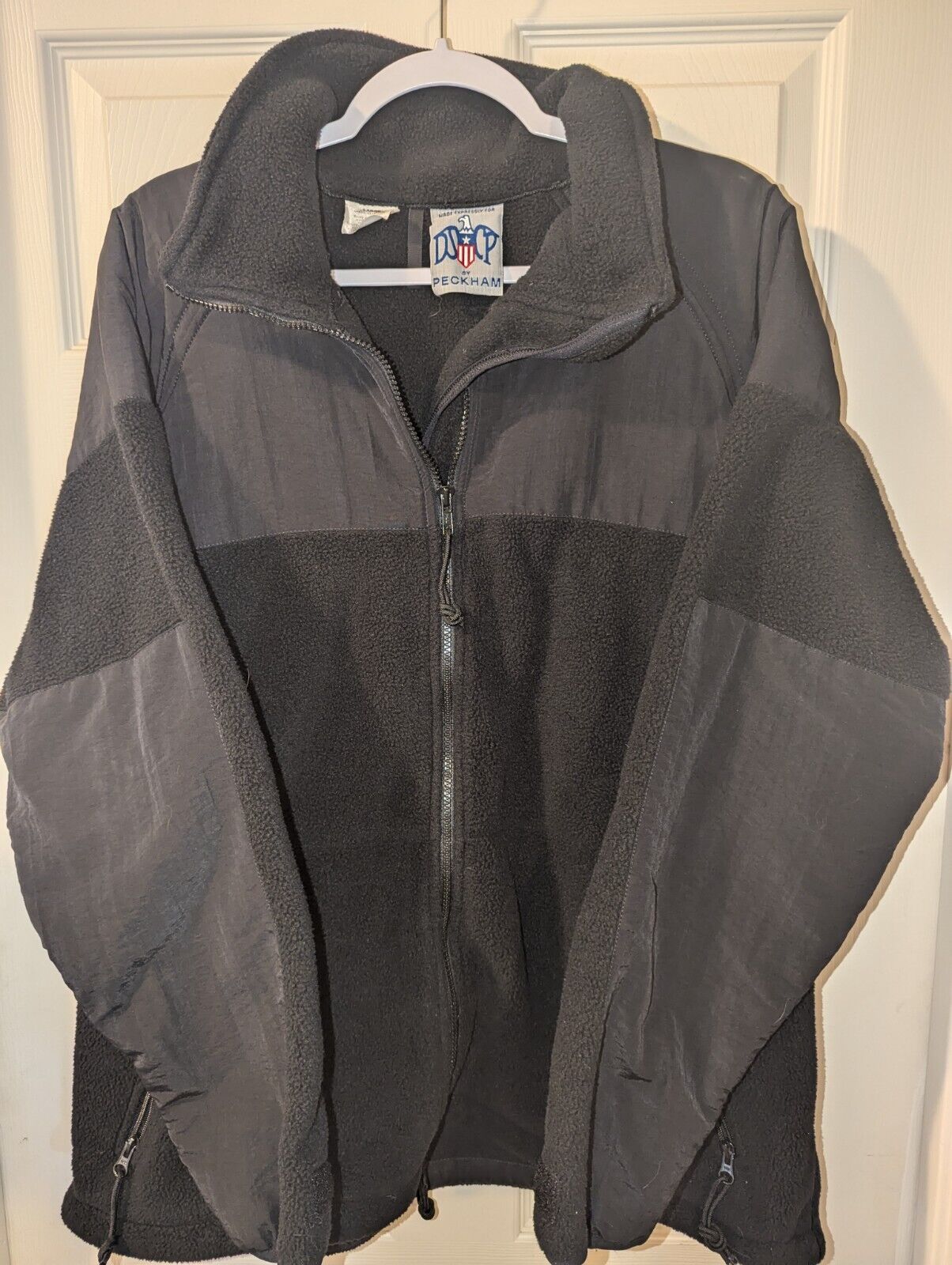 DSCP by Peckham jacket L US Military Black Polartec Fleece Cold Weather