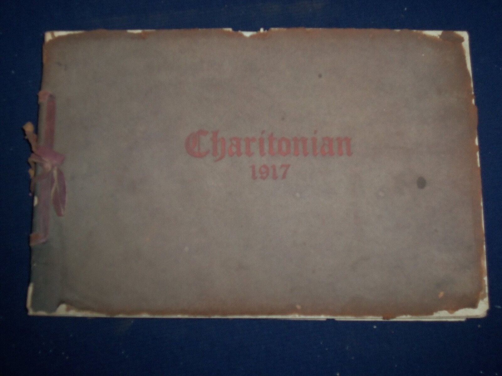 1917 THE CHARITONIAN HIGH SCHOOL YEARBOOK VOL. 5 - IOWA - GREAT PHOTOS - YB 104