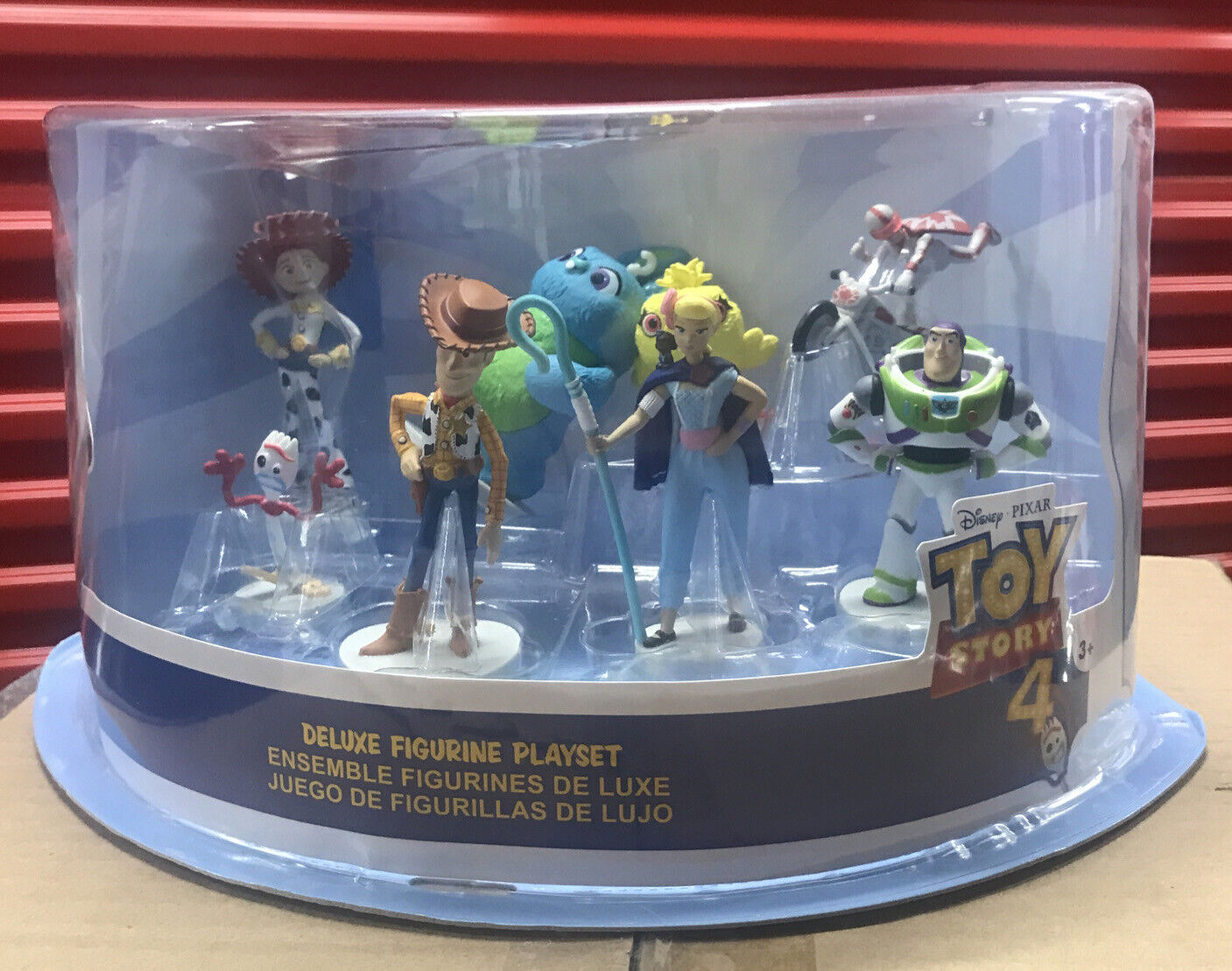 Toy Story Disney Deluxe 8 Piece Figure Play Set - See Pics - No Longer Made