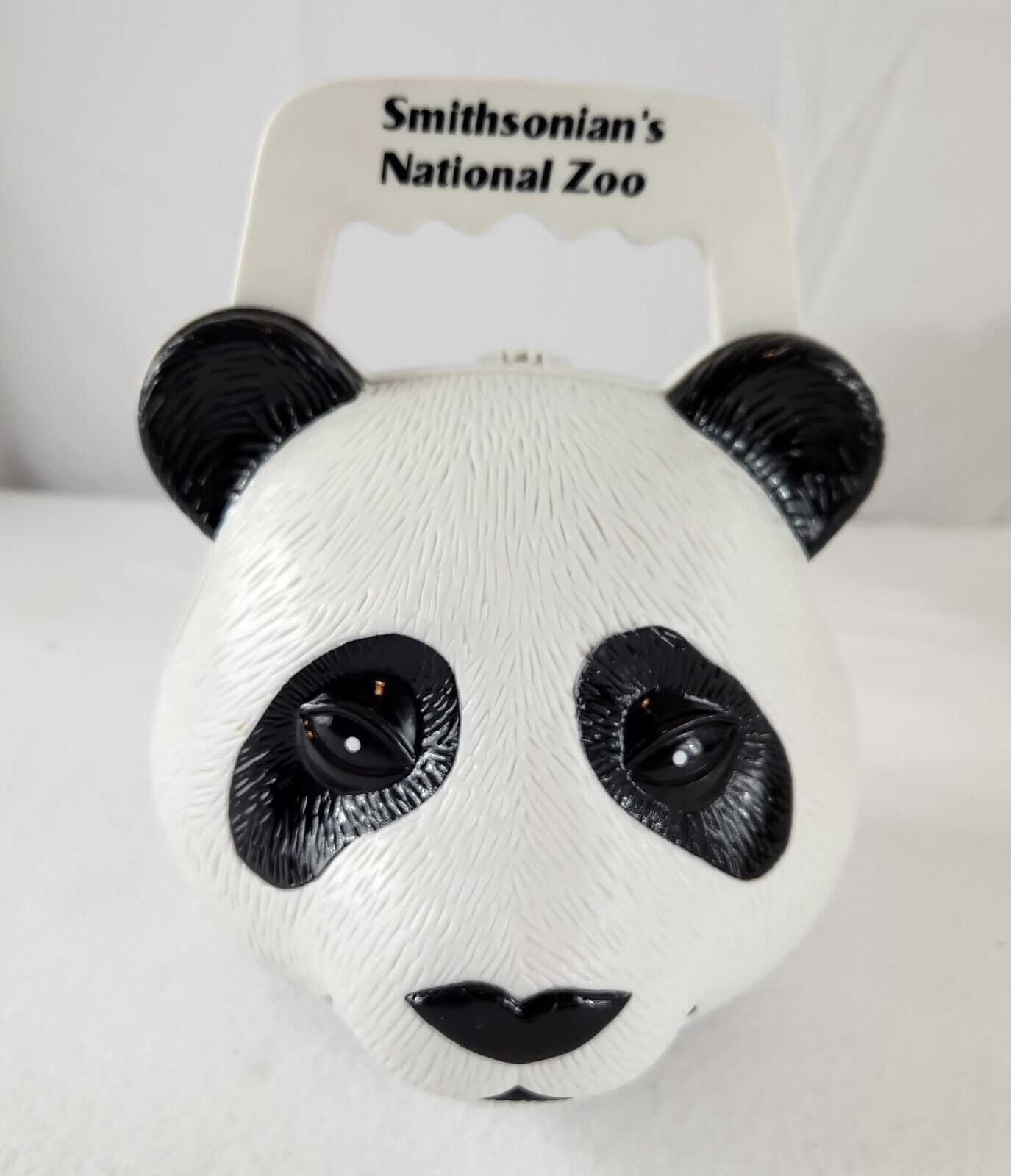 Panda Head Smithsonian\'s National Zoo Plastic Reusable Lunch Box Toy Purse Case