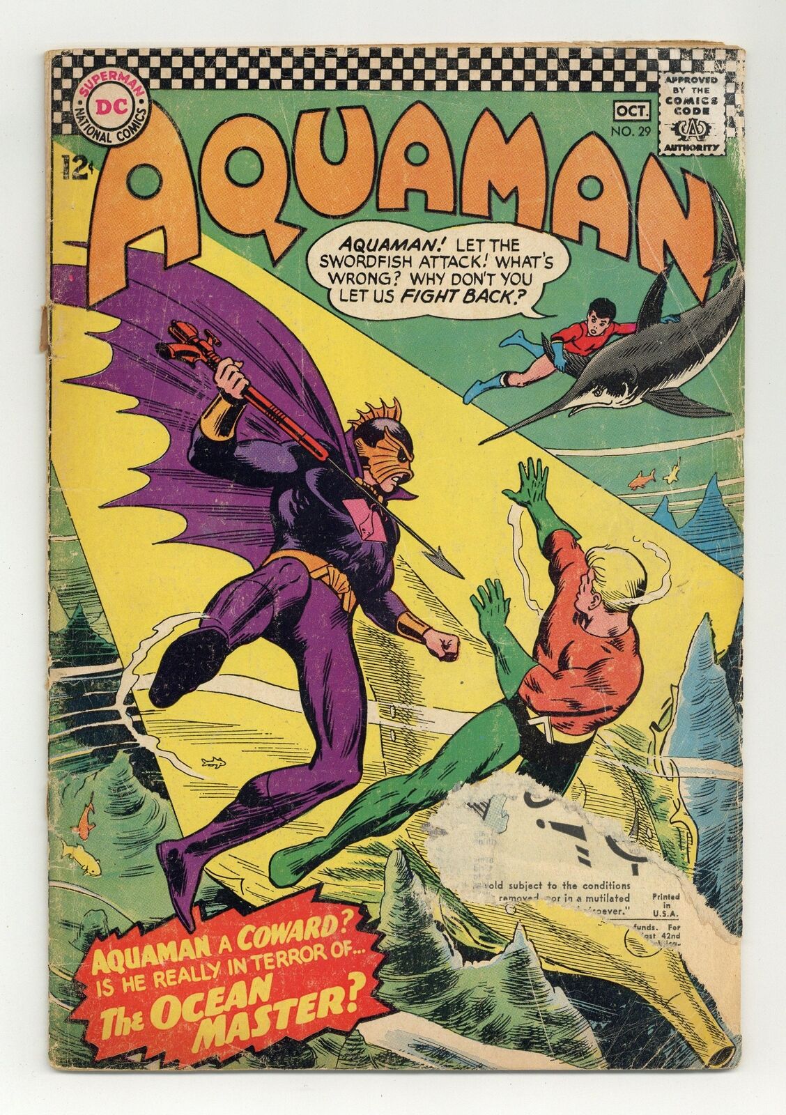 Aquaman #29 GD- 1.8 1966 1st app. Ocean Master