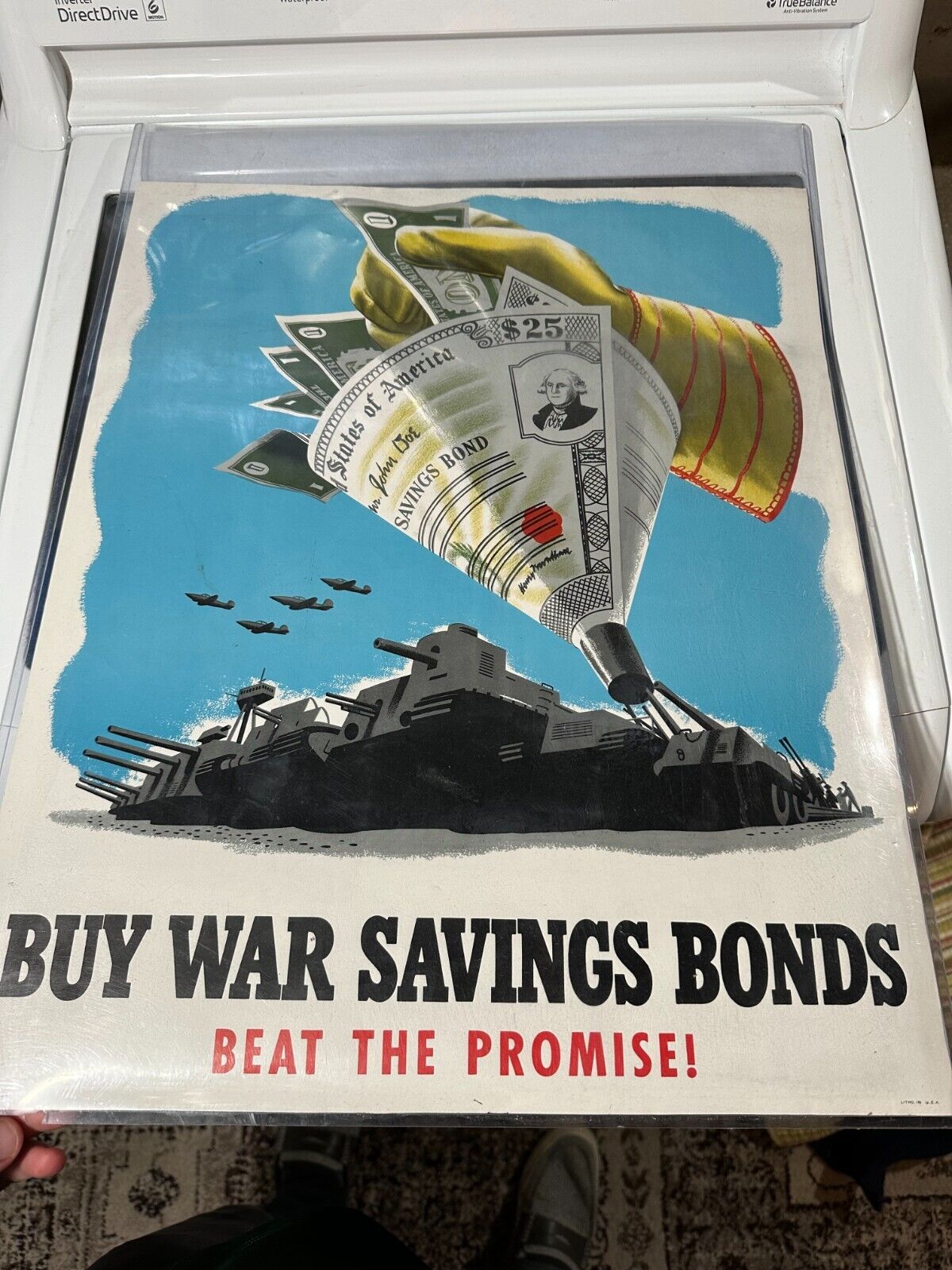 buy war savings bonds beat the promise poster 1942 WWII 