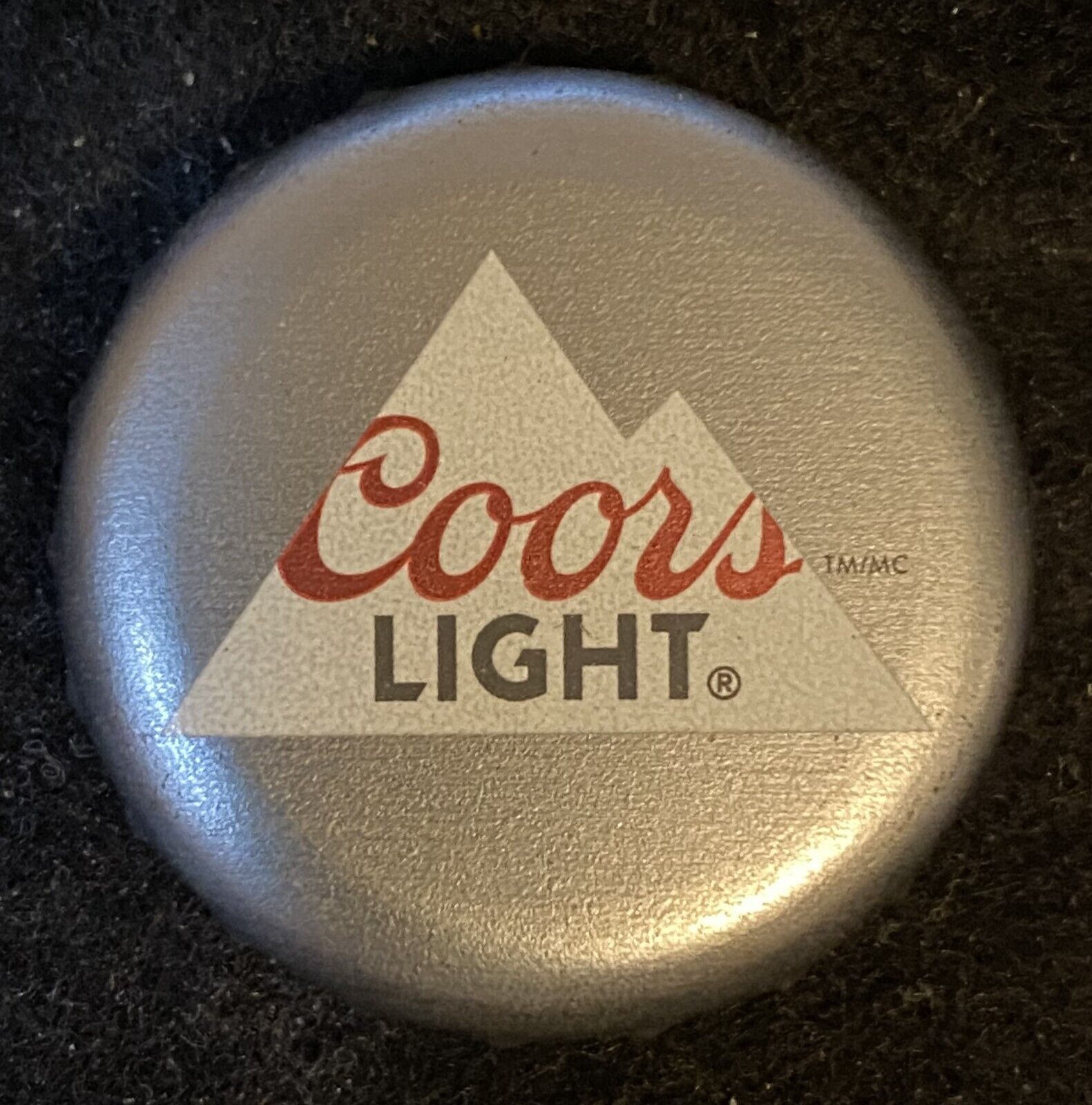 Coors Light Beer Bottle Cap Lapel Pin - Molson Coors Brewery Canada