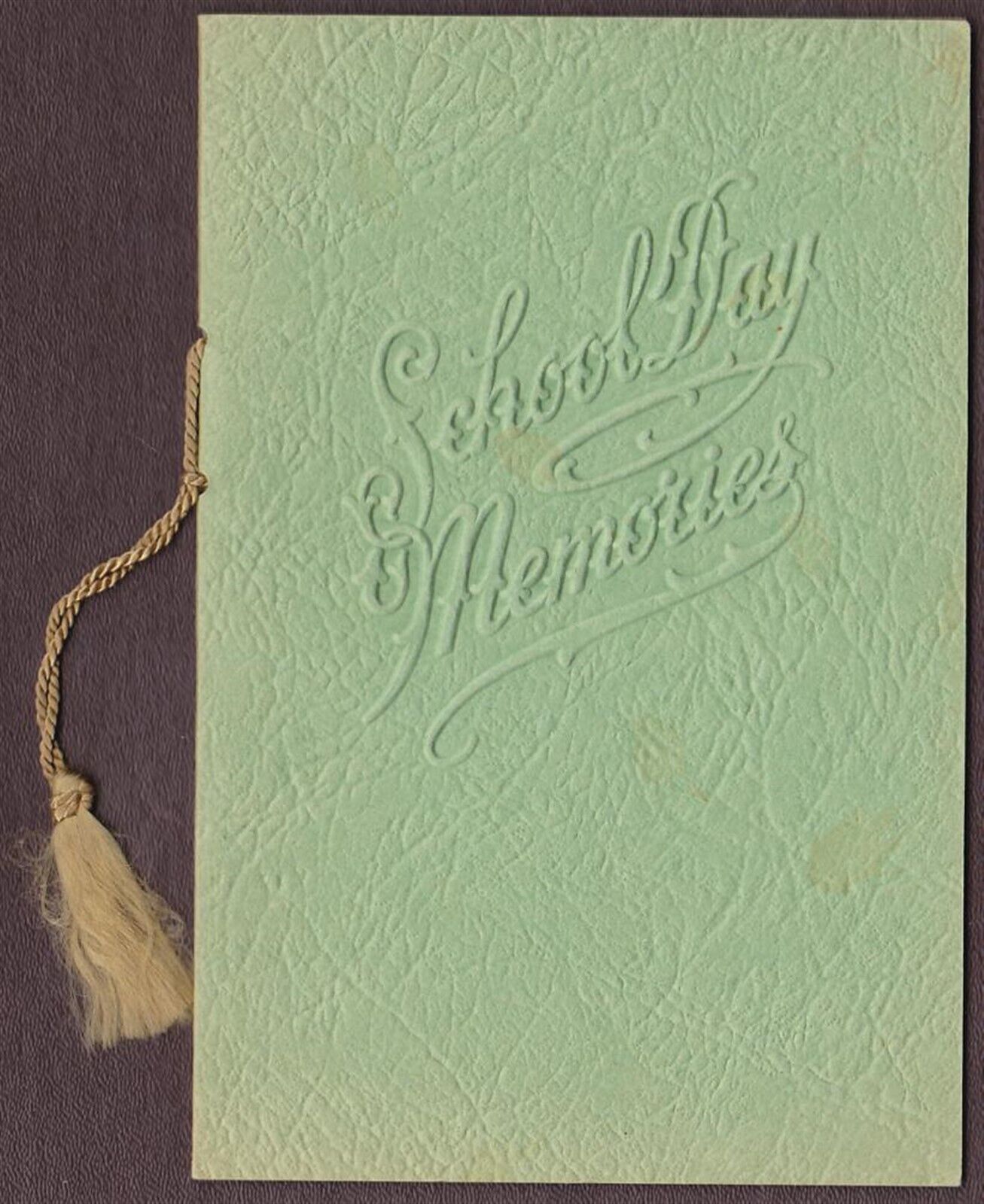 School Day Memories, ca. 1920s - Generic, Blank & Unused Senior Class Book