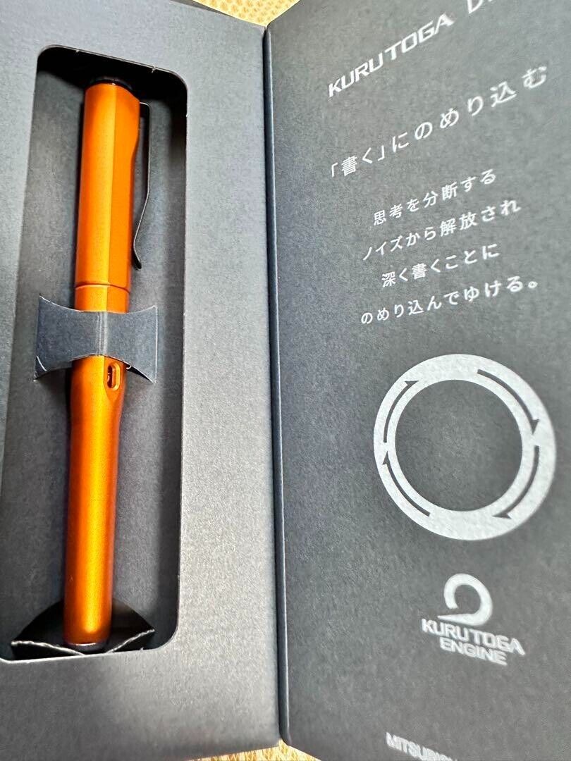 Uni Kuru Toga Dive 0.5mm Mechanical Pencil M5-5000 Twilight Orange From Japan