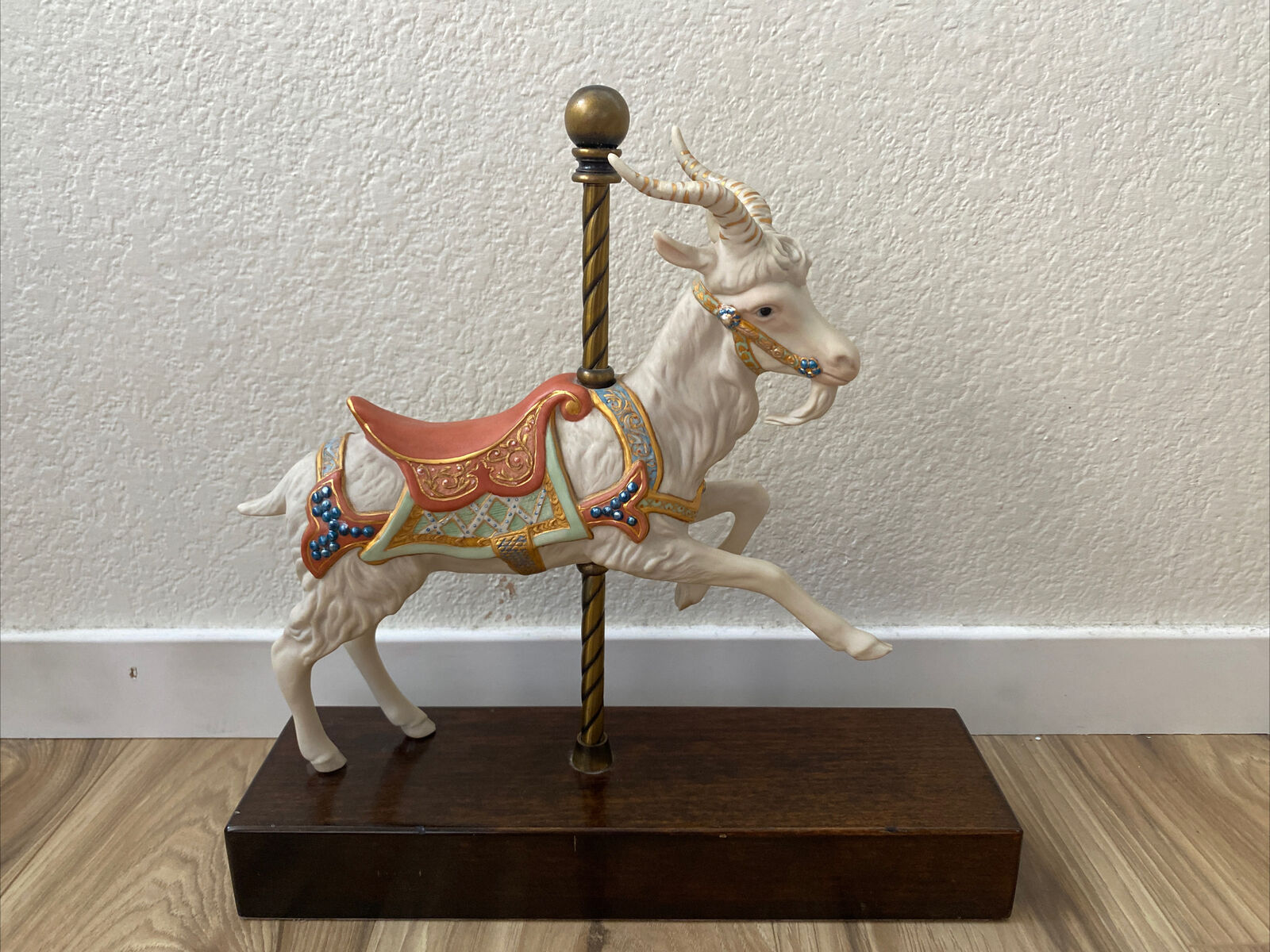  Vintage CYBIS Ltd. Ed. Carousel Goat Figurine #629216, c. 1973