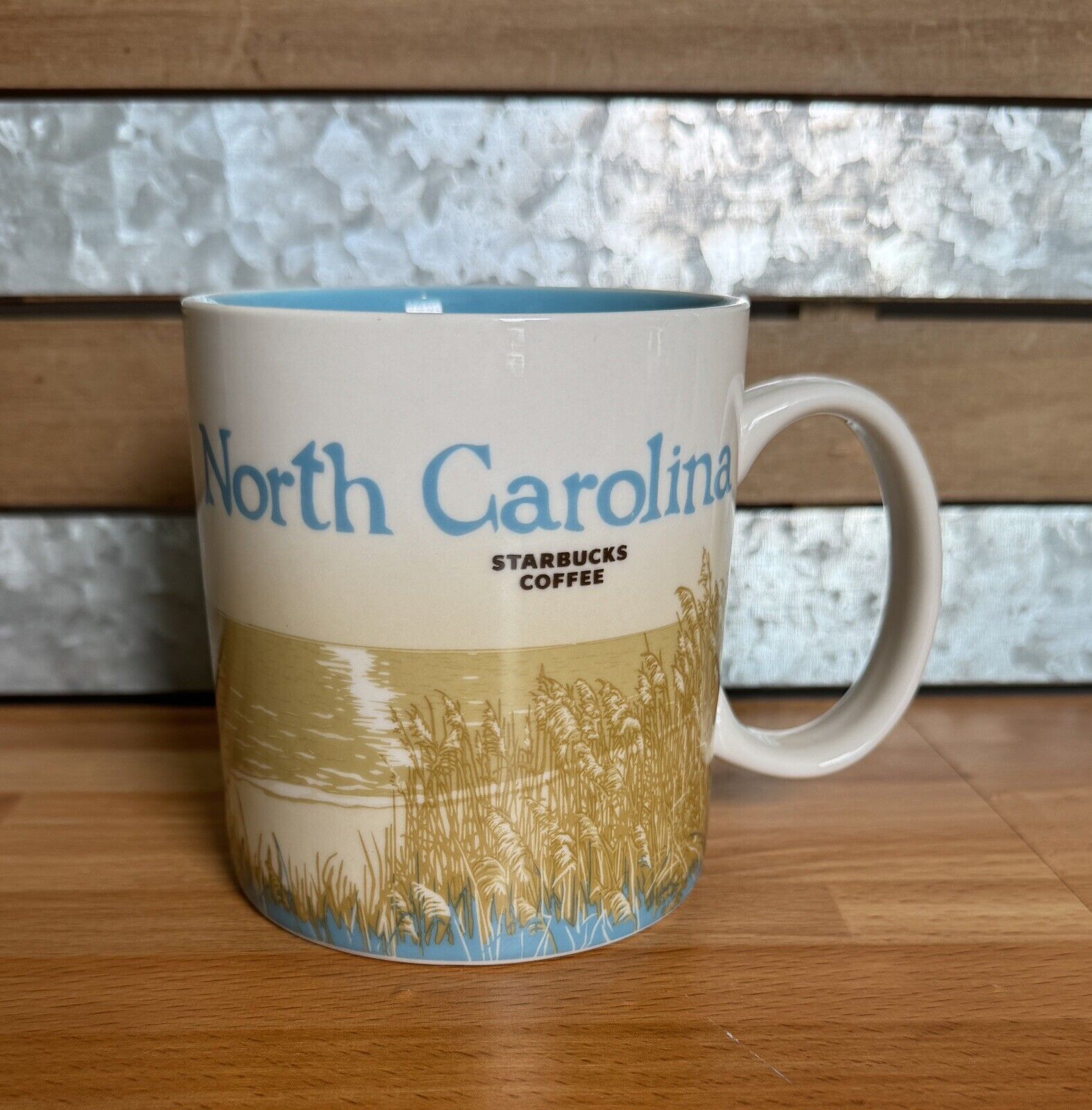 Starbucks North Carolina Coffee Mug/Cup Retired Global Icon Series 16 oz 2010