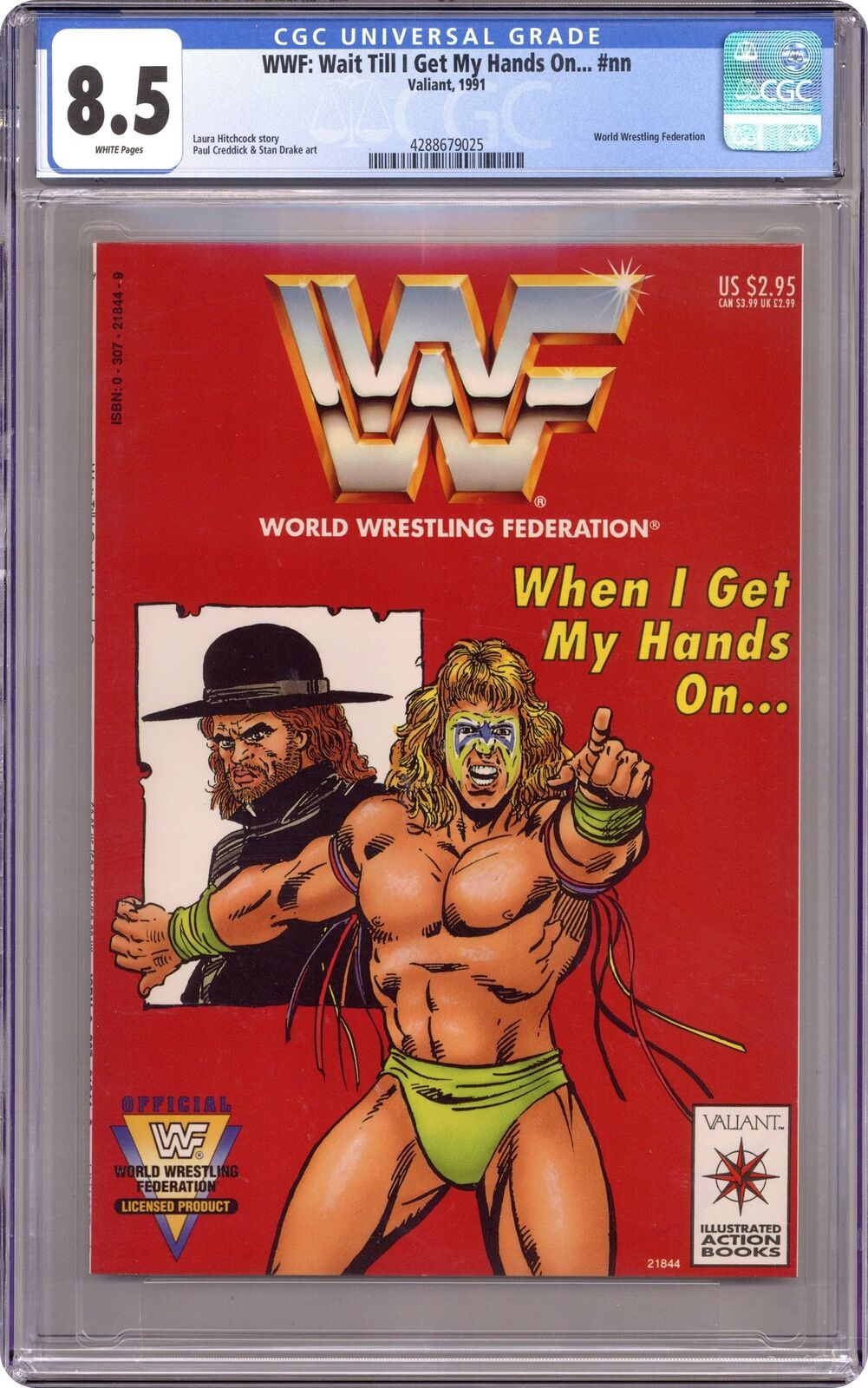 WWF When I Get My Hands On... #1 CGC 8.5 1991 4288679025