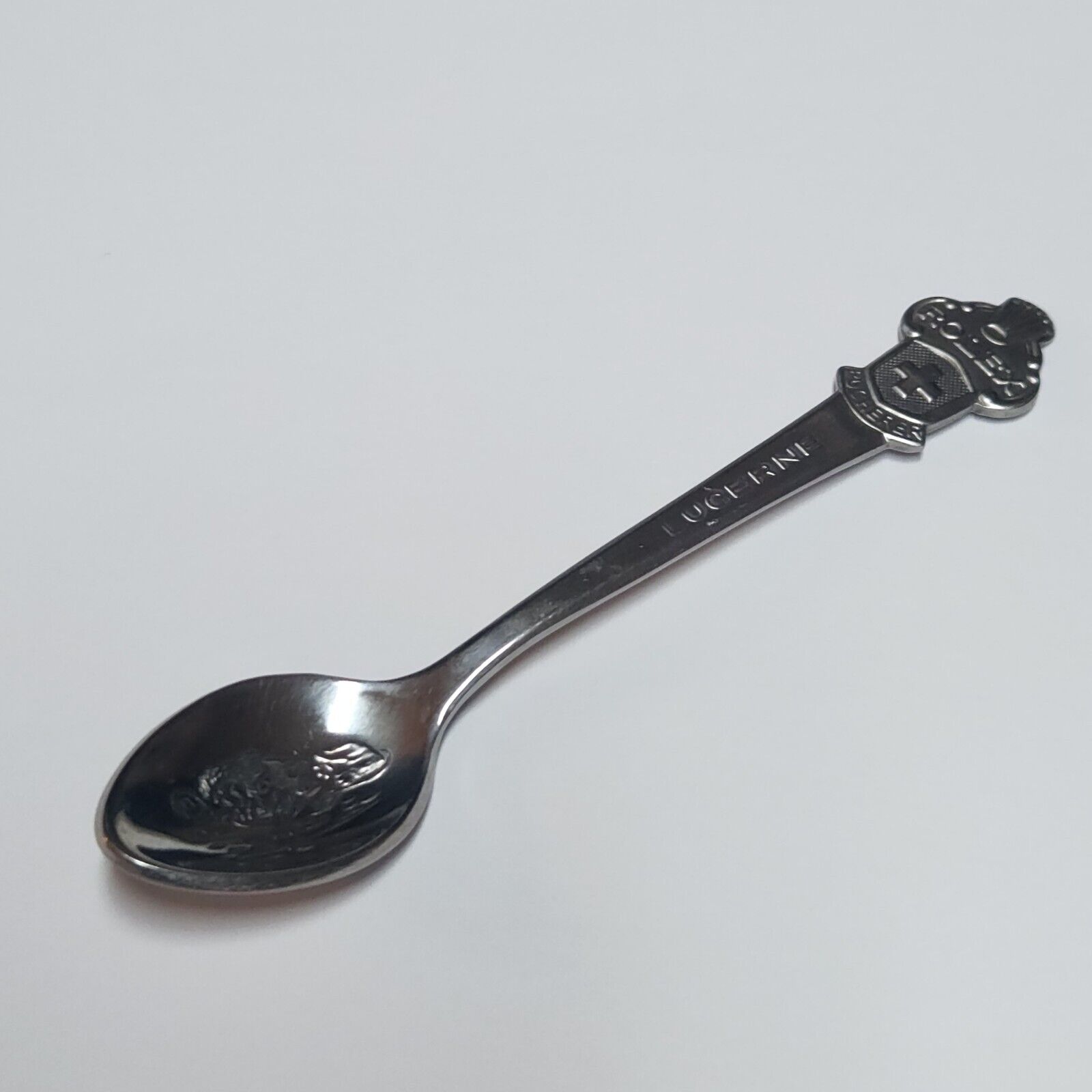 Rolex Geneve Bucherer of Switzerland Vintage Souvenir Spoon Collectible Silver 