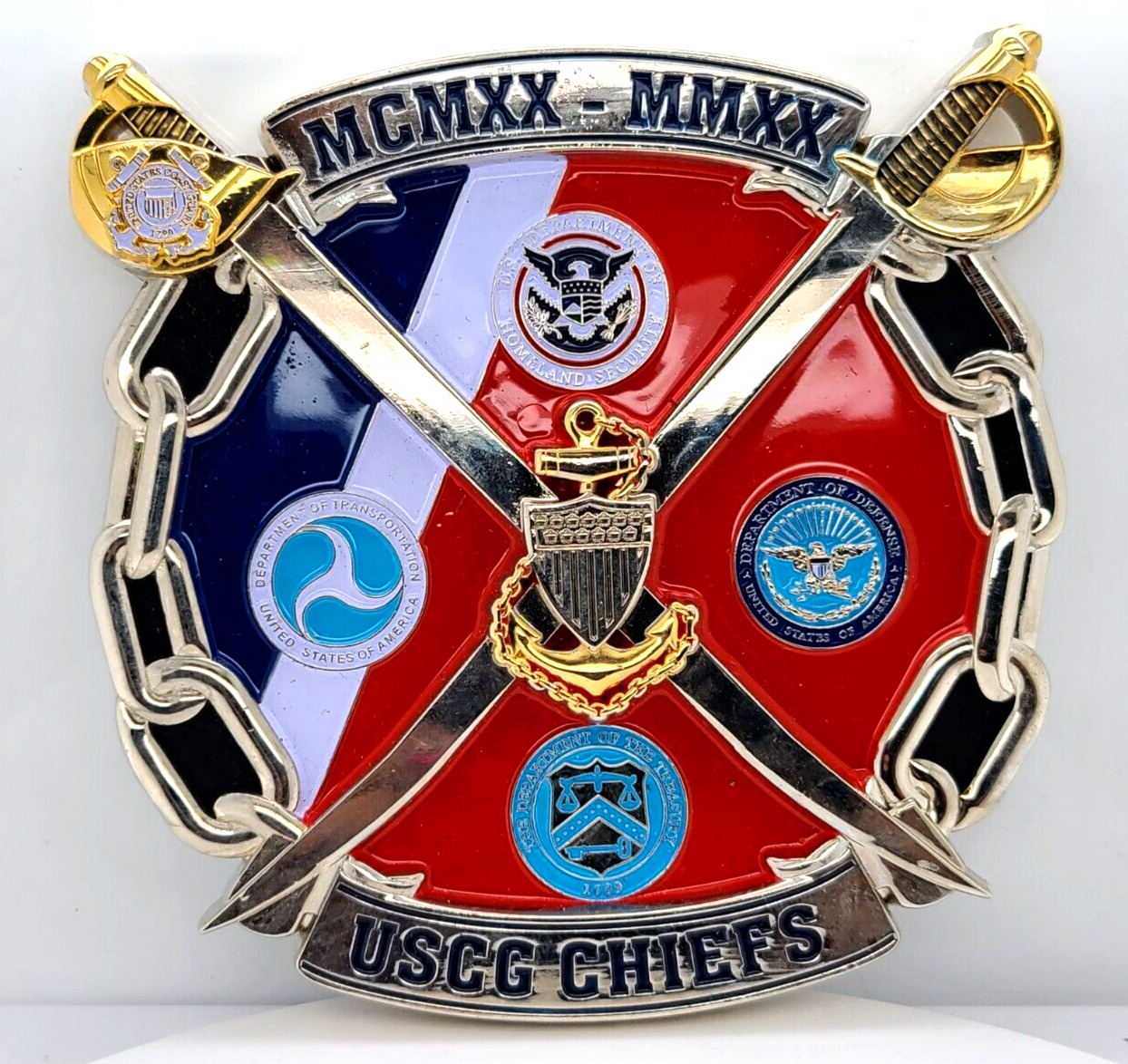 USCG Chiefs May 18th 2020 100 Years Of Deck Plate Leadership Challenge Coin 