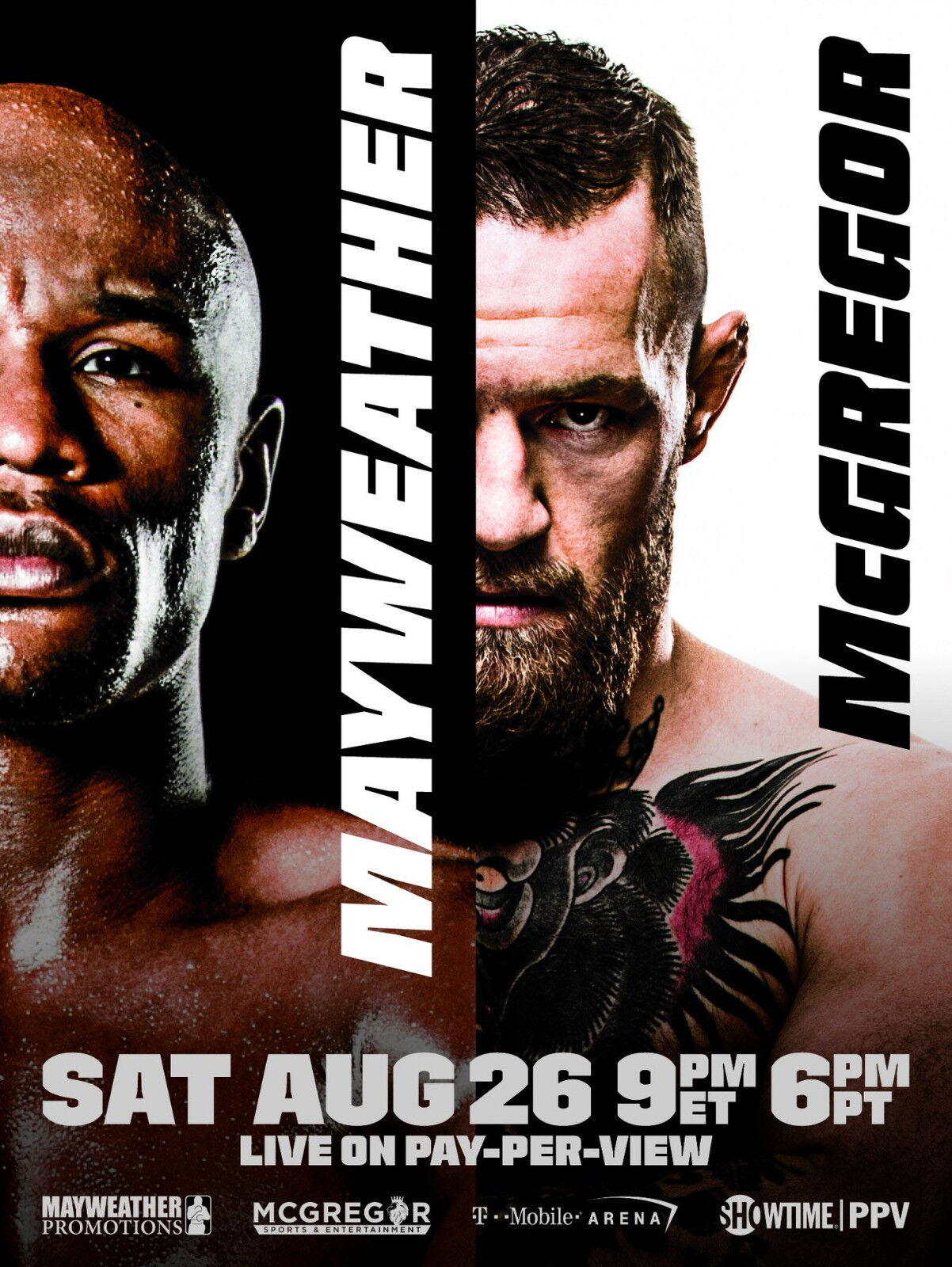 UFC 202 poster McGregor Diaz fight  11 x 14\