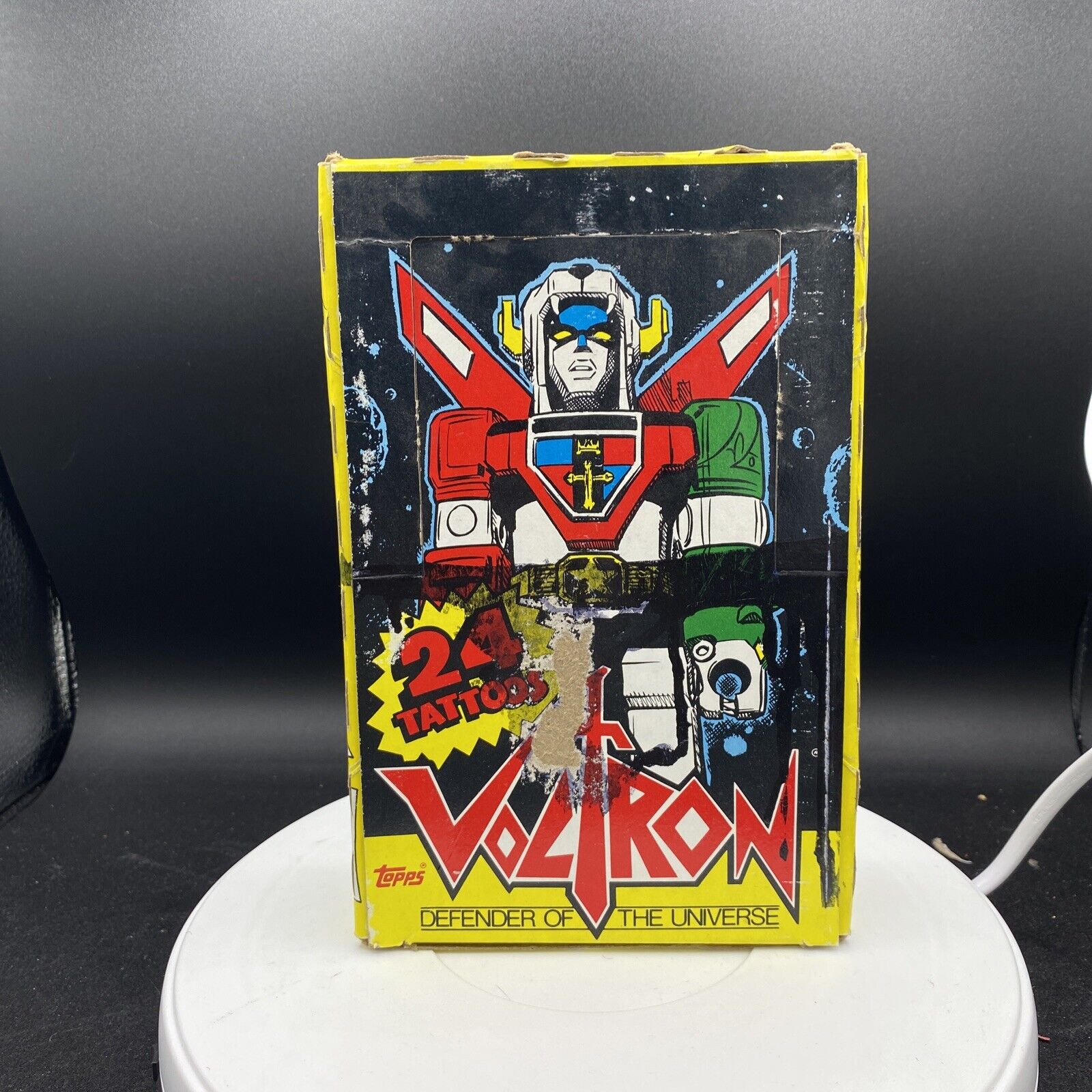 1984 Topps Vintage Voltron Tattoos Box of 36 Packs Defender Of The Universe  NEW