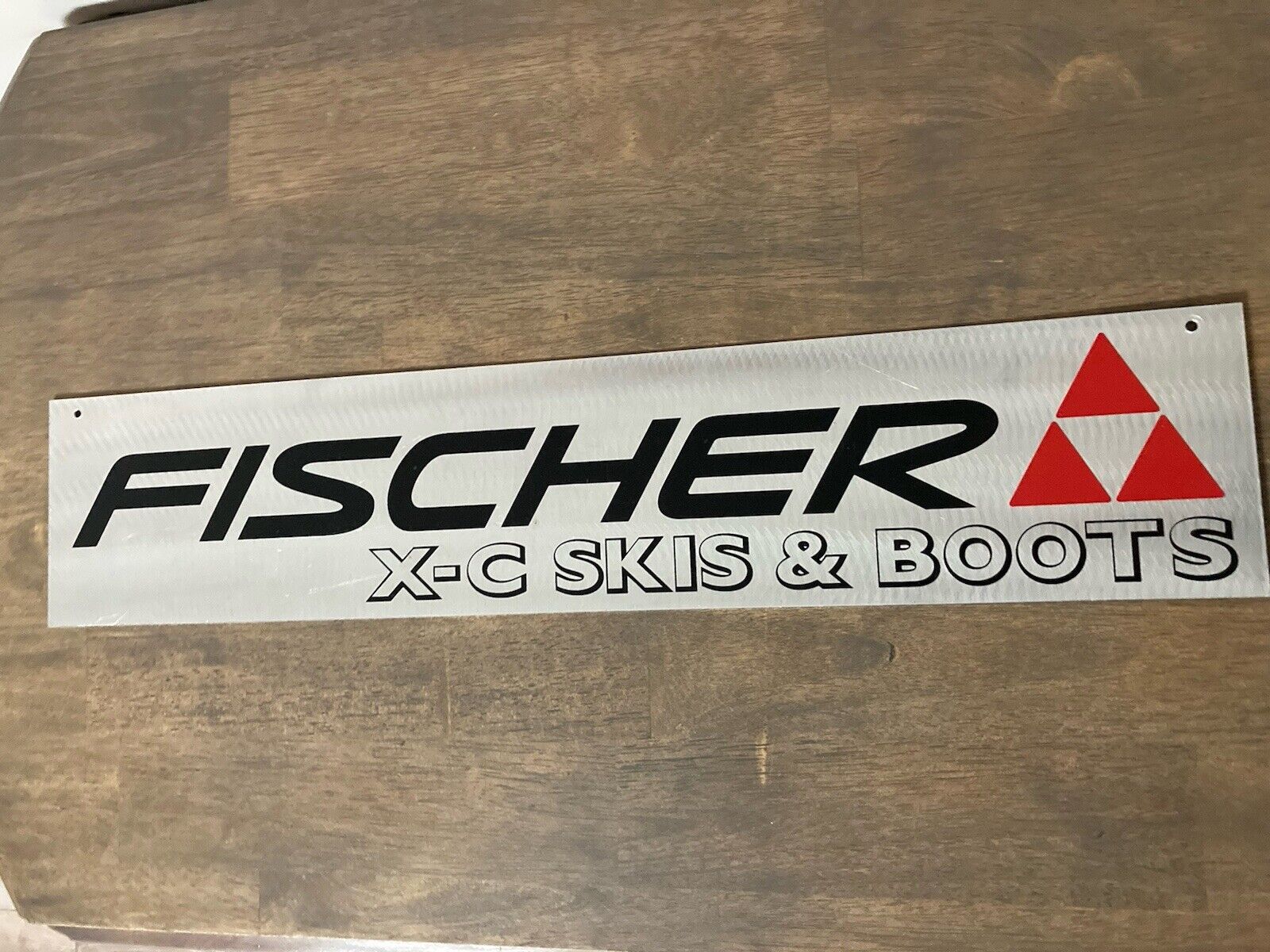 Fischer Skis Aluminum Advertising Sign
