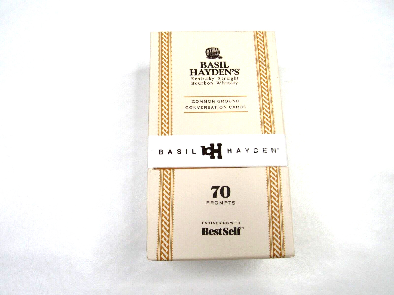 Rare Basil Hayden\'s Bourbon Whiskey Conversation Cards - Card Game - Liqour