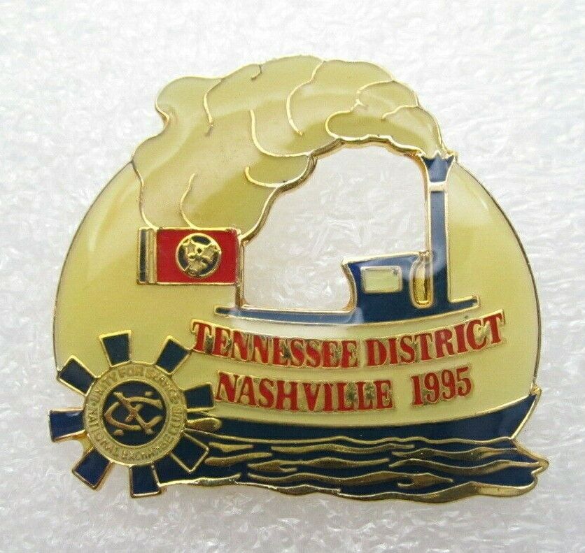 Vtg 1995 Tennessee District Nashville National Exchange Club Lapel Pin (B402)