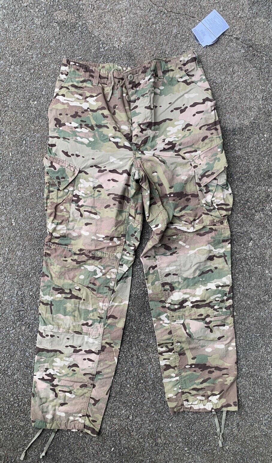 NWT US Army Combat Pants Trousers Insect Shield Bluewater Multicam OCP LARGE