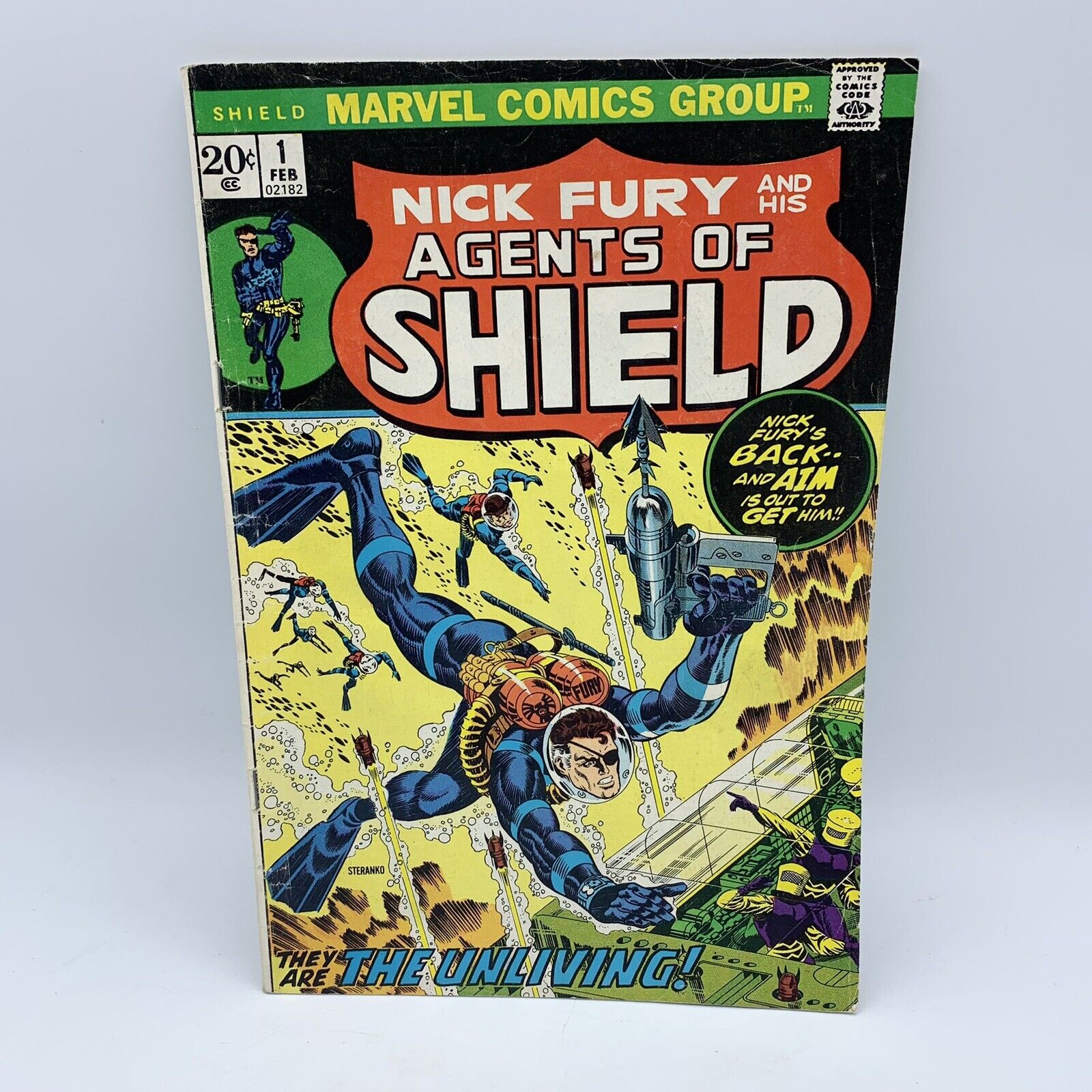 SHIELD - NICK FURY and his AGENTS OF SHIELD #1 (FEB 1973) 02182 Marvel Comics