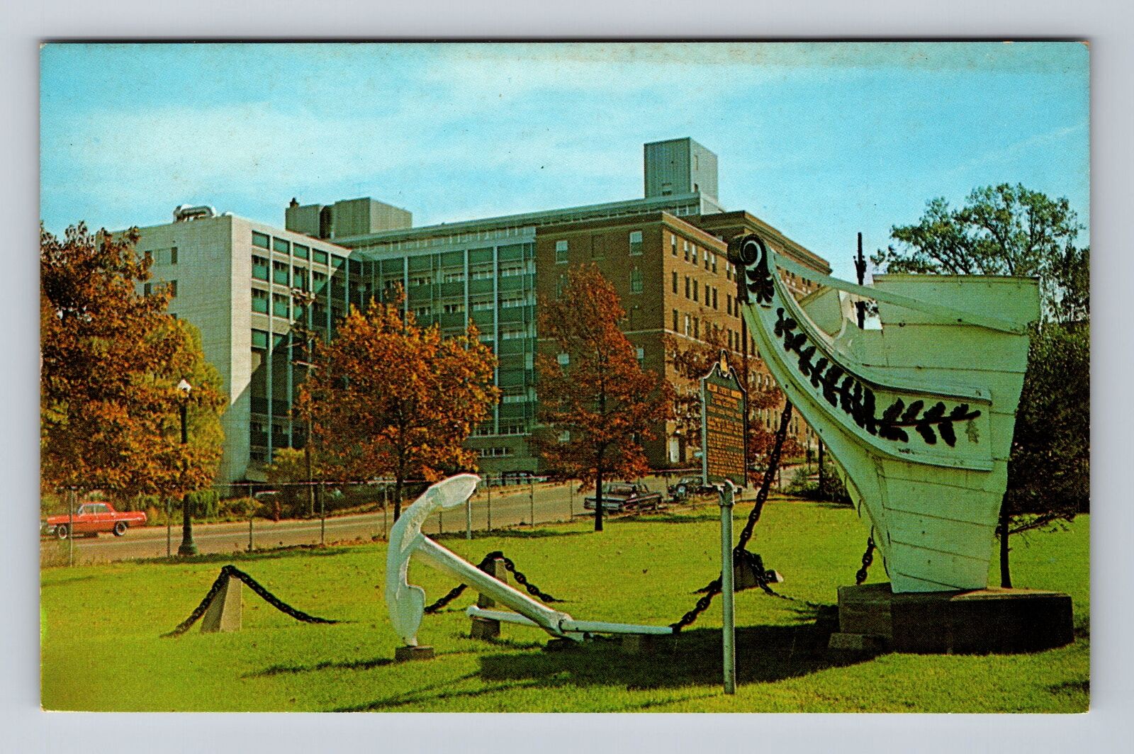 Erie PA-Pennsylvania, Bow of, Wolverine, Erie City Hospital Vintage Postcard