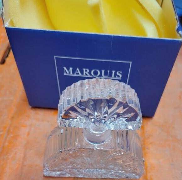 Vintage MARQUIS BY WATERFORD CRYSTAL SENTIMENT PERFUME BOTTLE