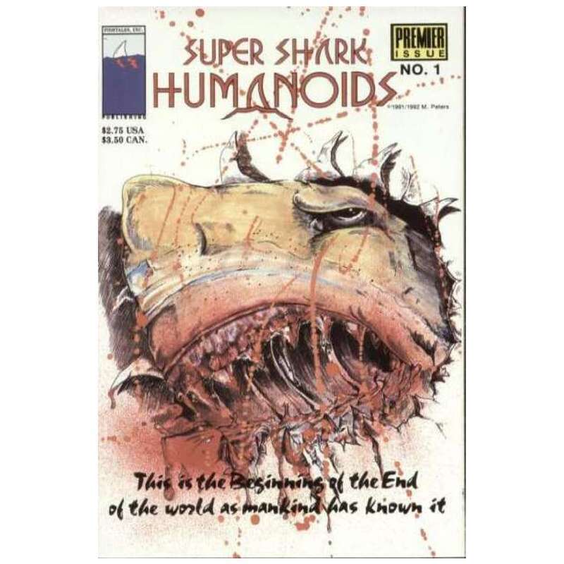 Super Shark Humanoids #1 in Near Mint minus condition. [r~