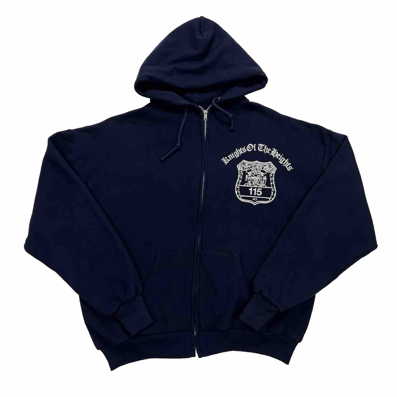 Vintage 90s New York Police Sweatshirt Medium Faded Distressed NYC NYPD Crewneck