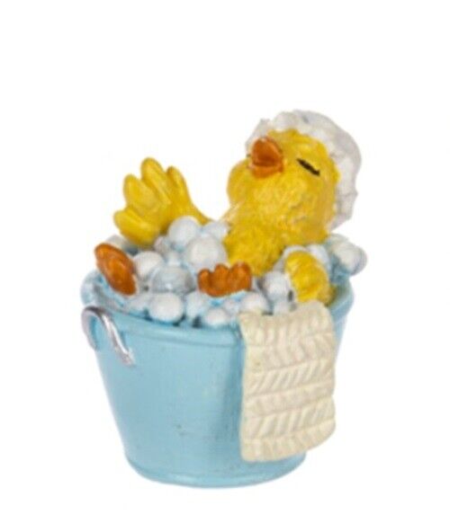 Ganz Spring Critters in Bubble Bath Tub Pick Chick Bunny Rabbit or Frog +Card