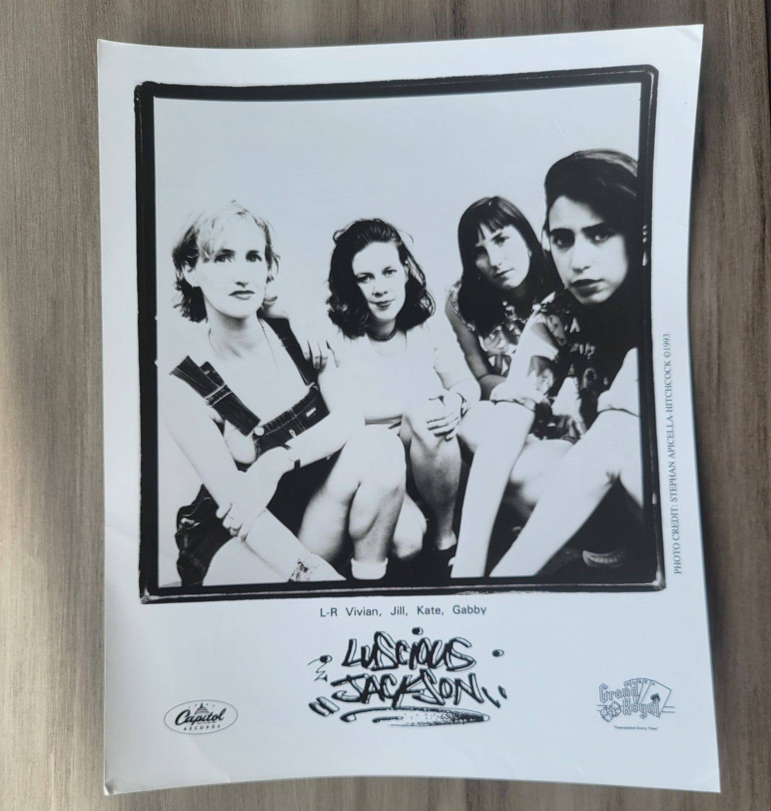 Luscious Jackson Capitol Records Promo Photo 1993