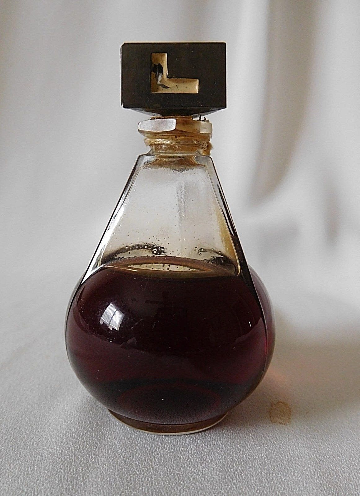 Vintage LENTHERIC ASPHODELE 1/2 -  1 oz. est. Perfume From 1928, Very Rare