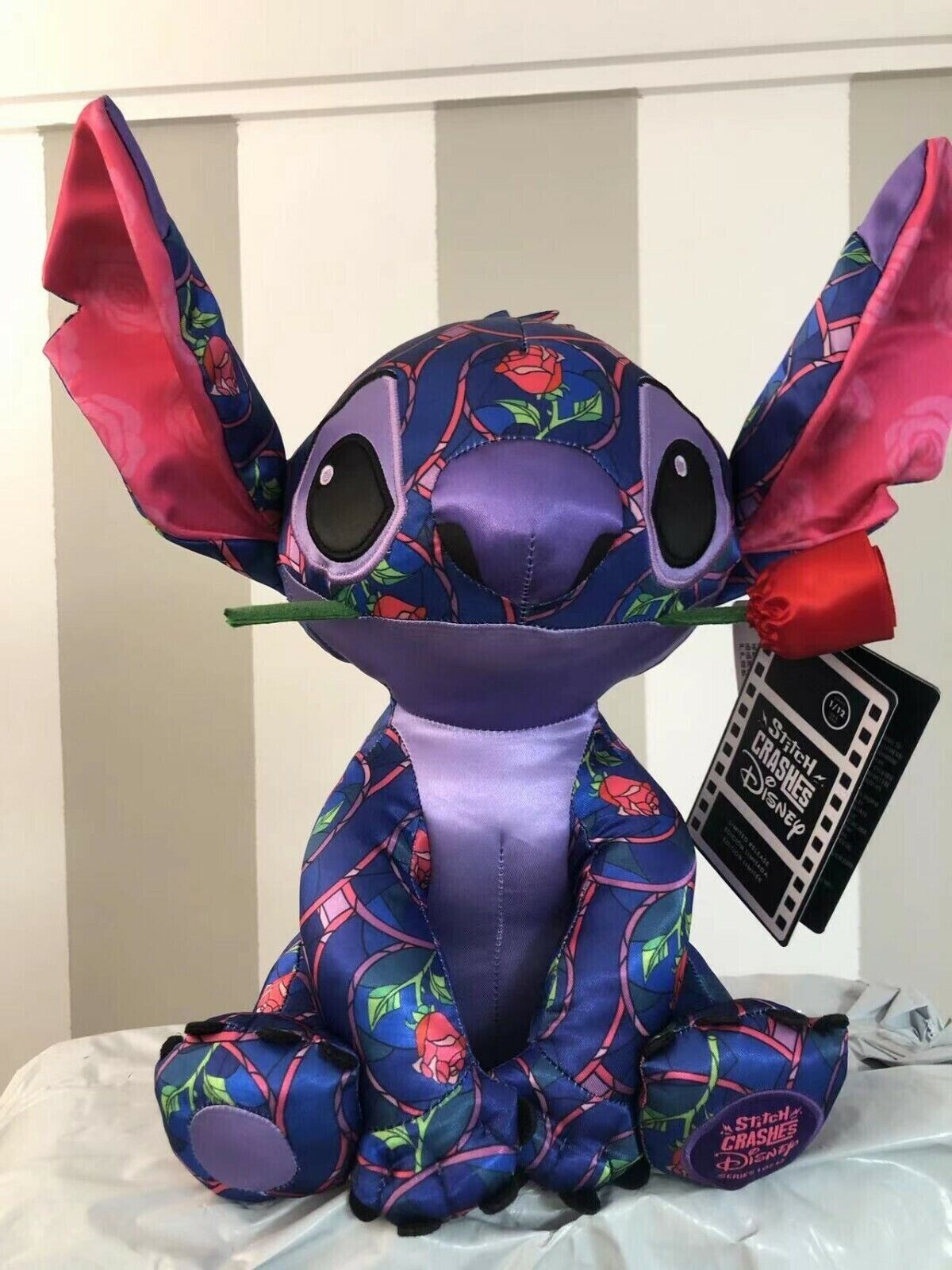 Genuine Stitch Crashes Disney Plush 32CM Beauty and the Beast Limited Edition