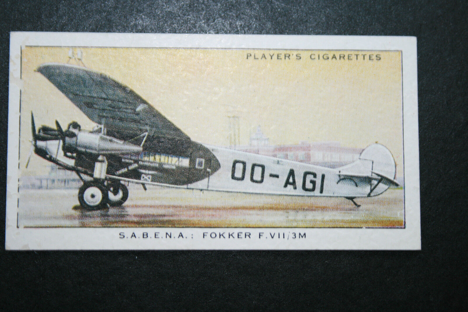 SABENA  Fokker F. V11/3M   Vintage 1930\'s Card  VC04M