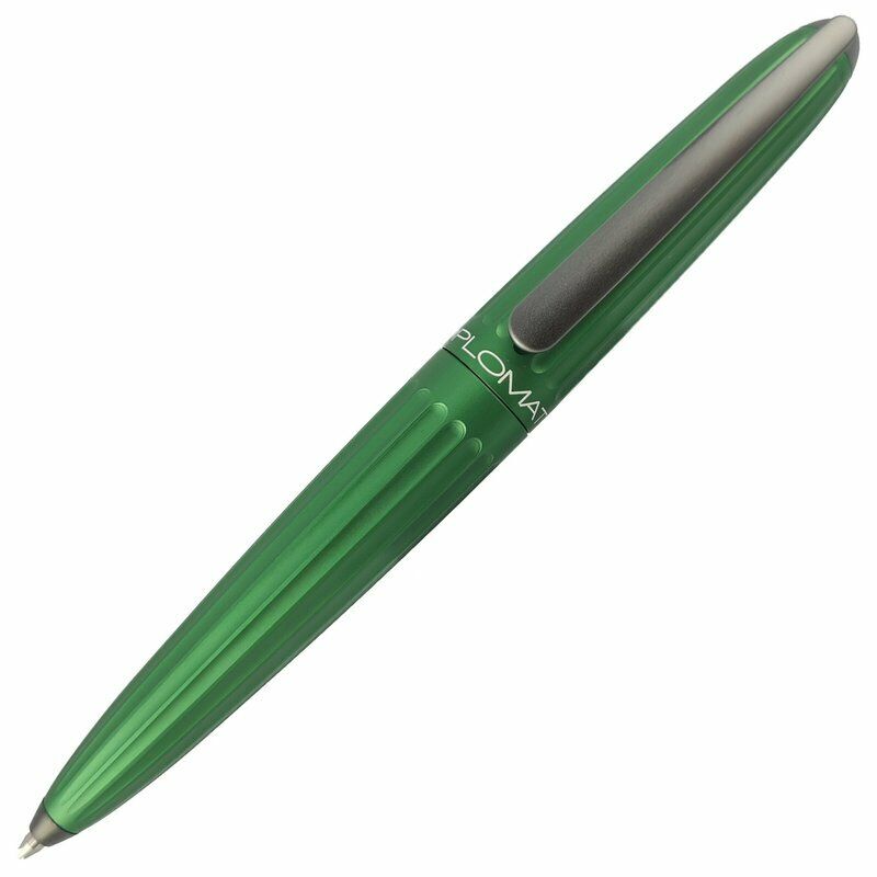 Diplomat Aero Ballpoint Pen in Green - NEW in Original Box - D40317040