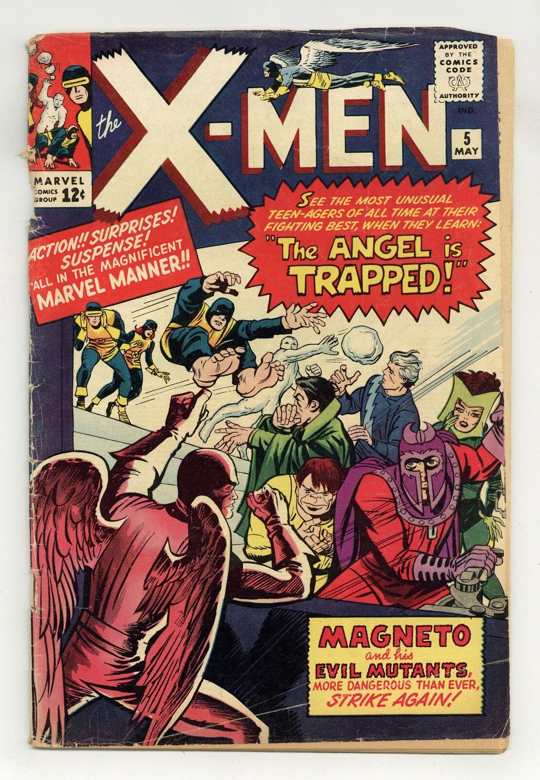Uncanny X-Men #5 GD+ 2.5 1964