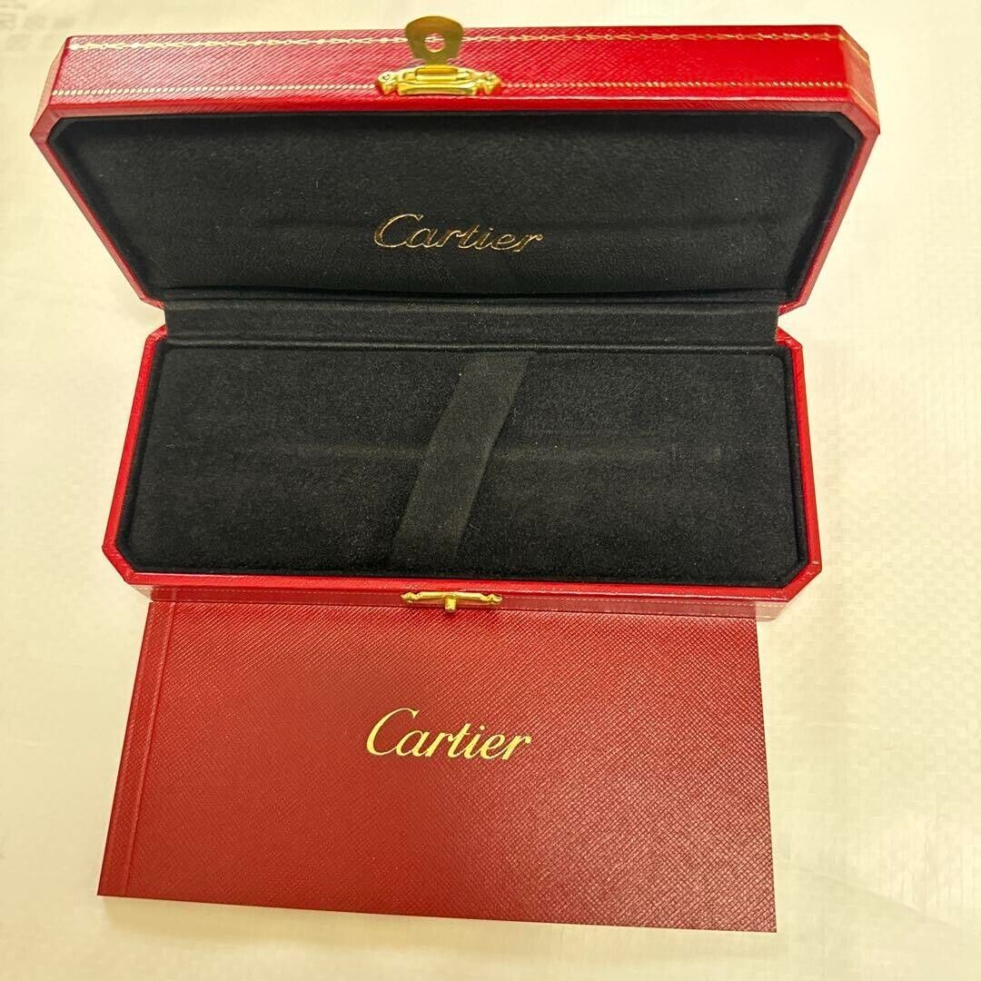 Cartier Happy Birthday Ballpoint Pen Gold with Case Black ink Very Rare