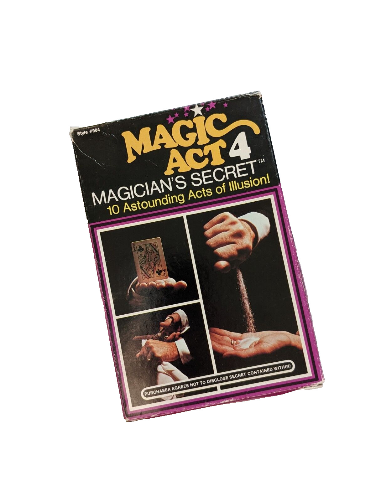 Vintage Reiss Magic Act 4 Magician\'s Secret 1975 INCOMEPLETE READ Magic Tricks