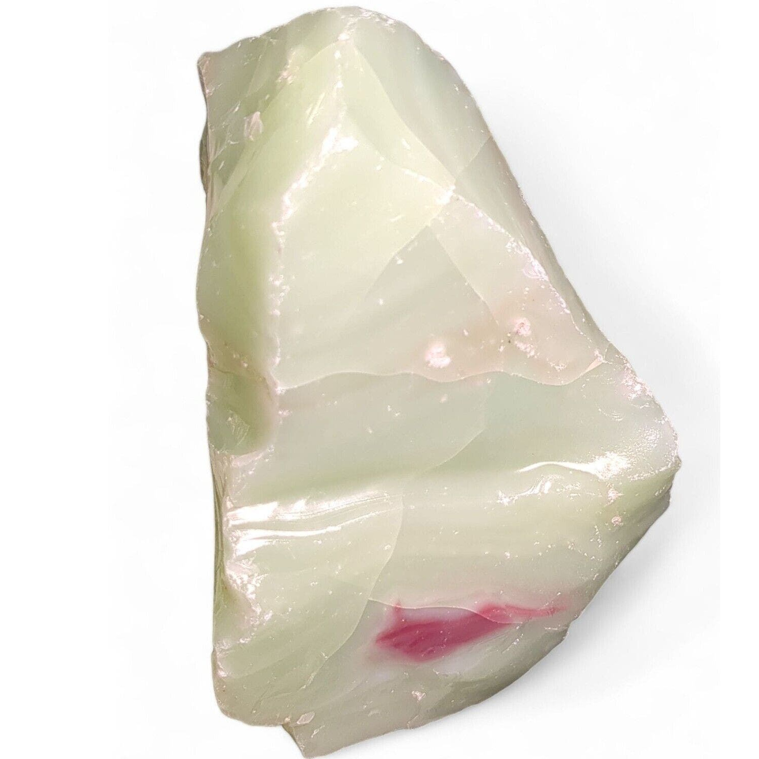 Lime Jadeite Pink Multicolor Swirl Slag Art Glass Cullet #4XL10