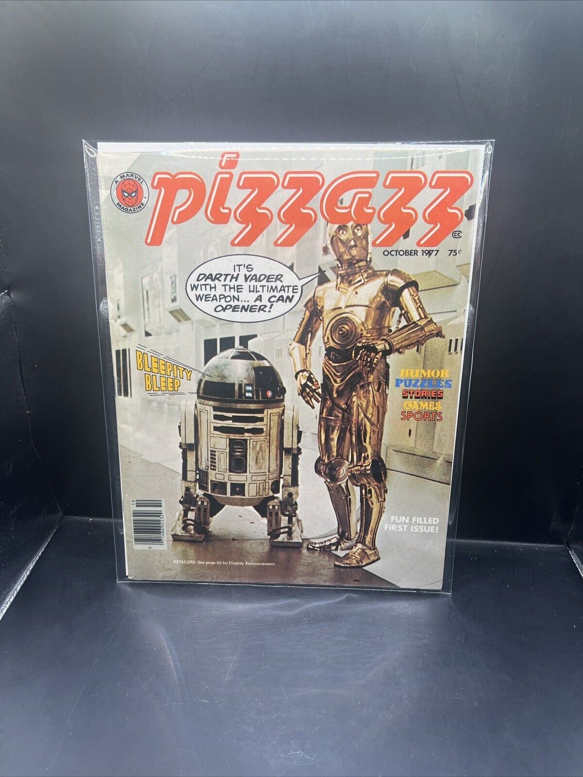 Marvel’s Pizzazz magazine #1, Star Wars (1977) First Issue. (M6)(32)
