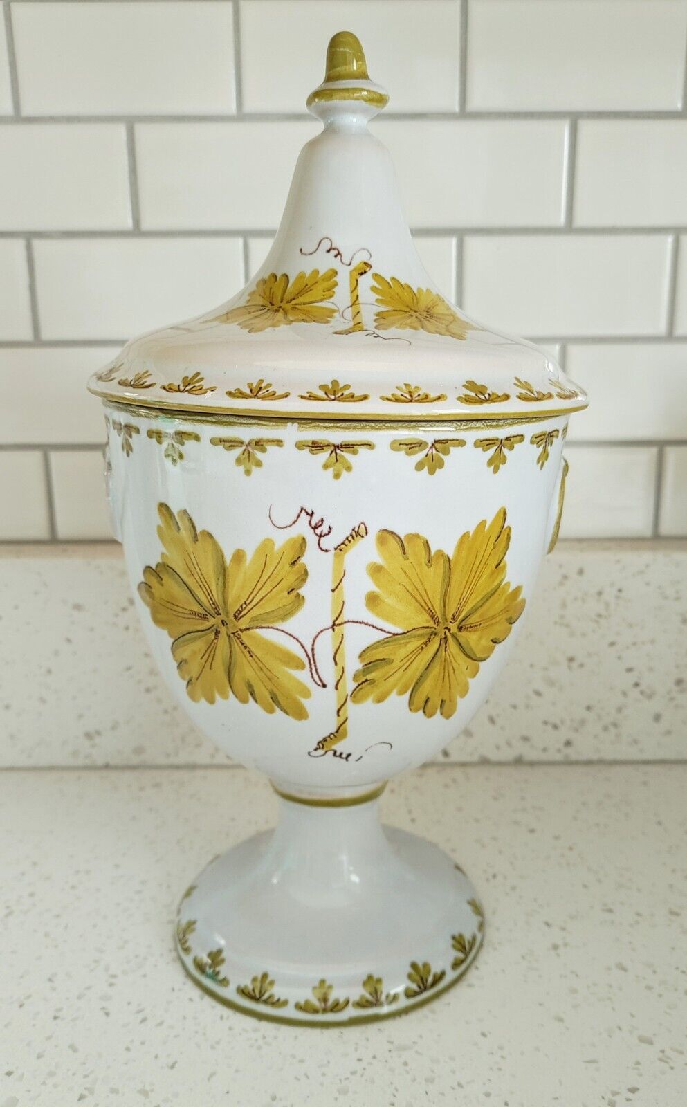 1960's Italian Porcelain Candy Jar