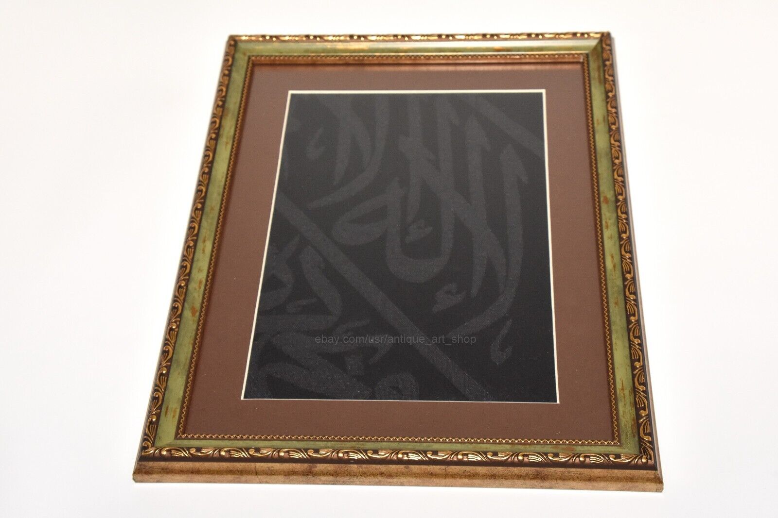 Authentic Holy Kaaba Kiswa Framed and Certified, Eid Gift-Antique-Shop-Gift