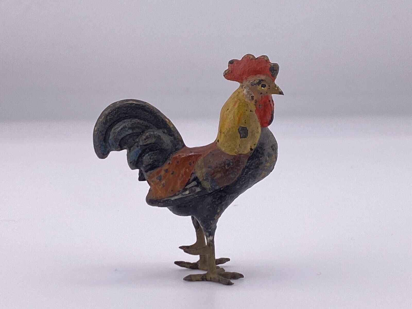 Gorgeous Austrian Vienna Cold Painted Bronze Rooster