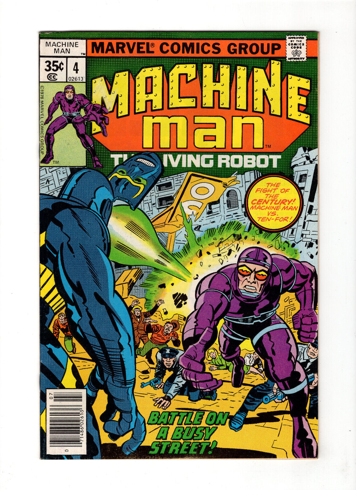Machine Man #4 (1978, Marvel Comics) 