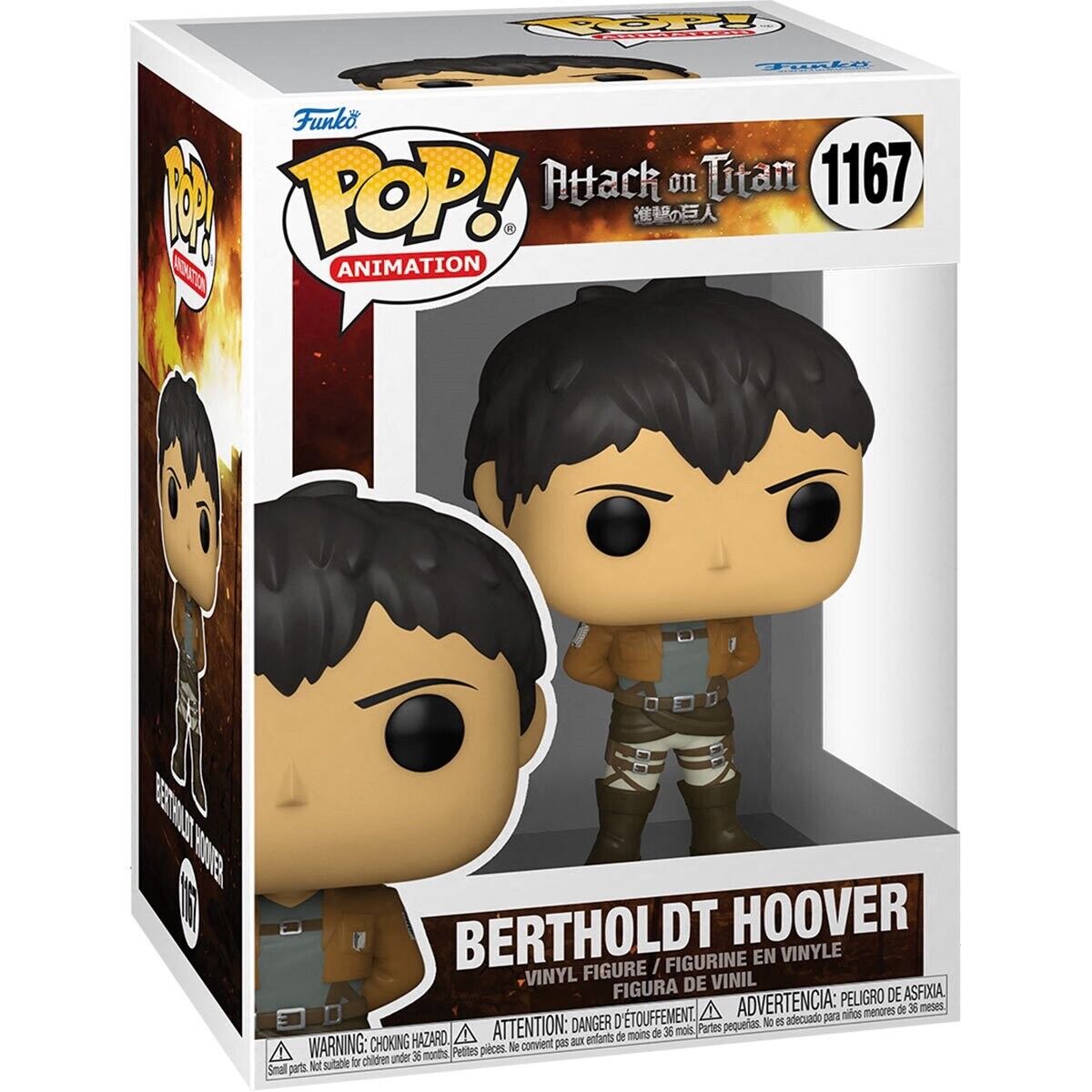 FUNKO • Animation • Attack on Titan • BERTHOLDT HOOVER • w/Protect • Ships Free