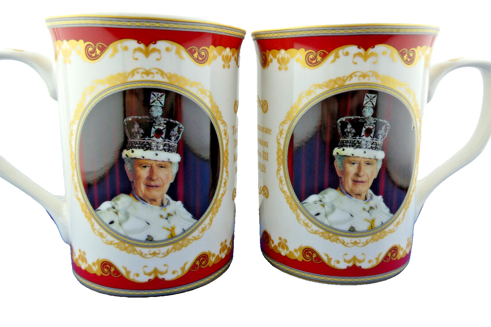 King Charles III Coronation  Mug Fine China frm Royal Heritage  NEW
