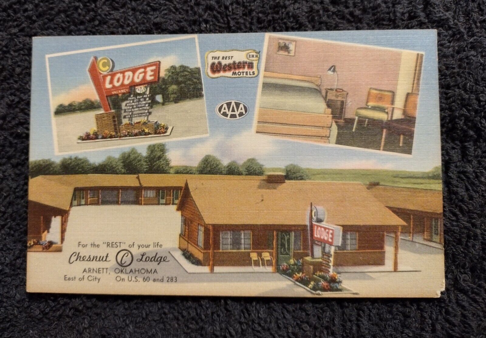Chestnut Lodge Arnette Oklahoma ca1940\'s