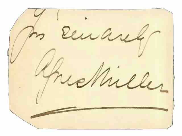 RARE “2nd Dragoon Regimen” Alfred Douglas Miller Cut Signature