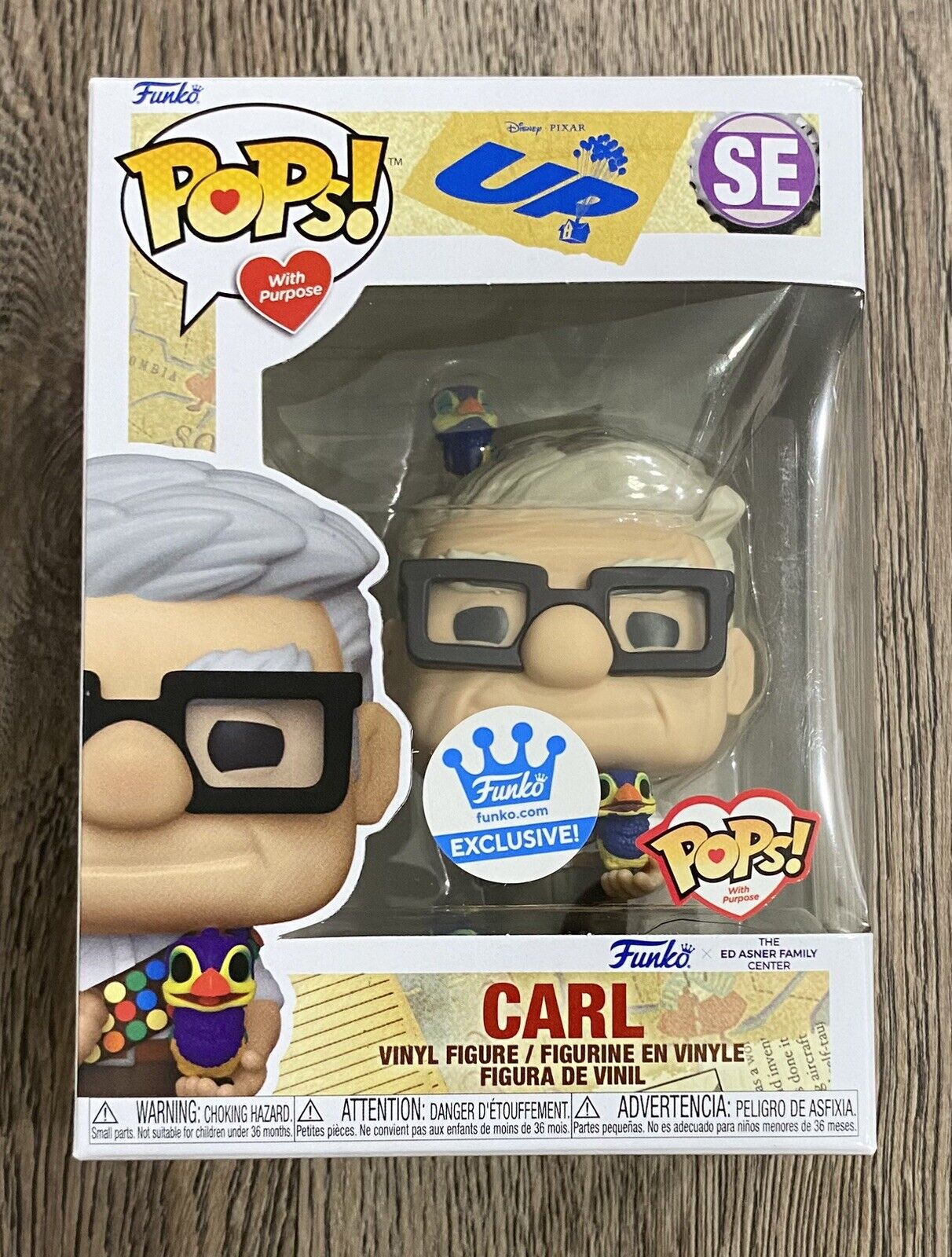 Funko Pop Disney - Up: Carl (With Baby Snipes) SE Funko Shop Exclusive