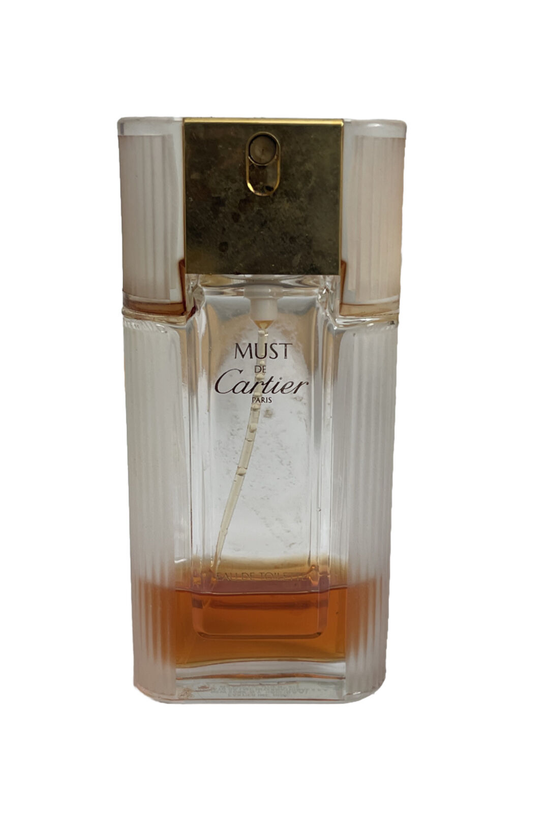 Must de Cartier Paris EDT Spray 1.6oz 50ml Vintage 10% Full