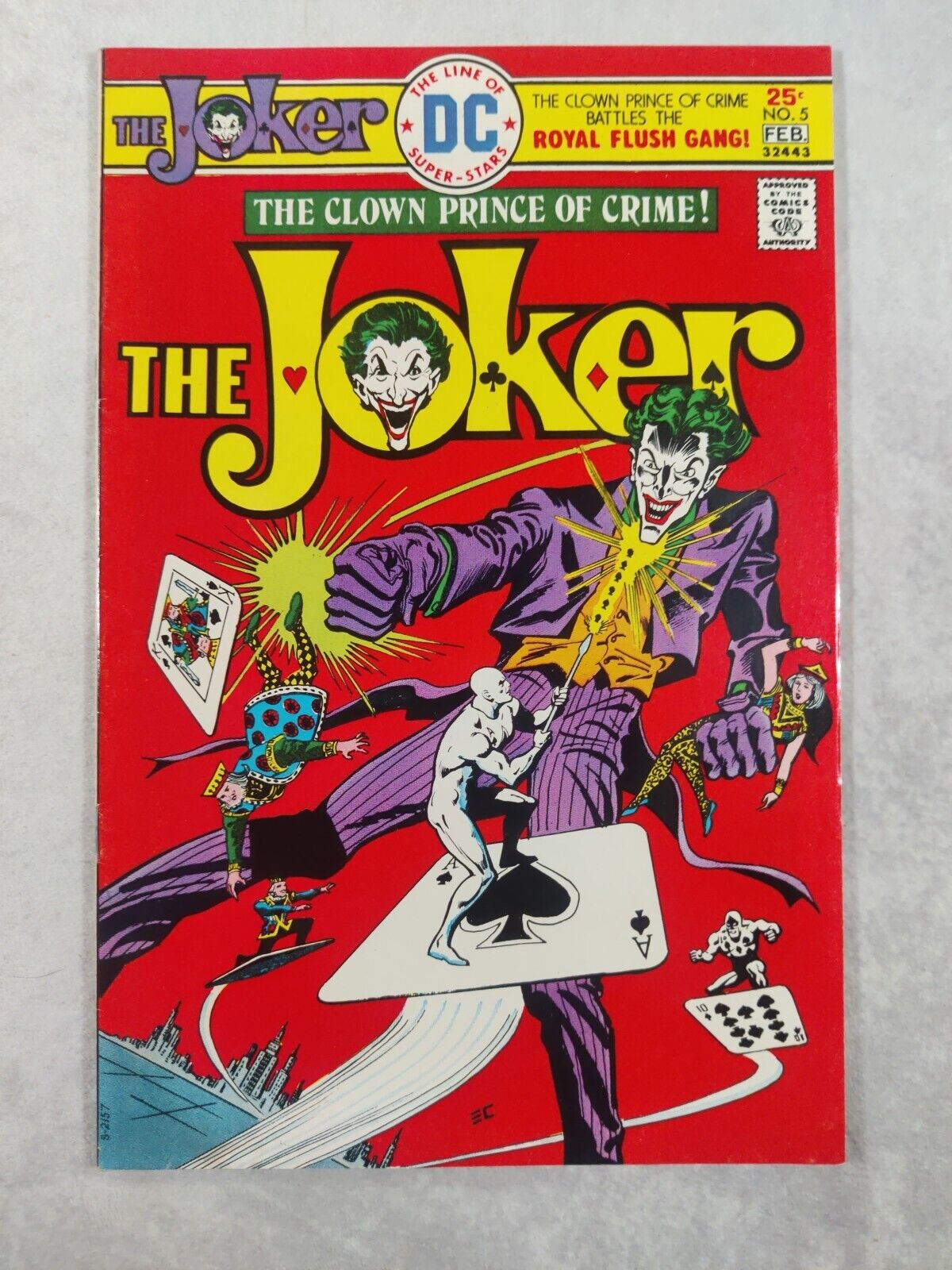 The Joker #5 1975 The Royal Flush Gang DC Comic F-VF Bagged & Boarded