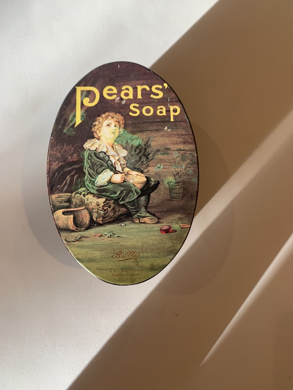 vintage Soap Tin, pears’ soap tin