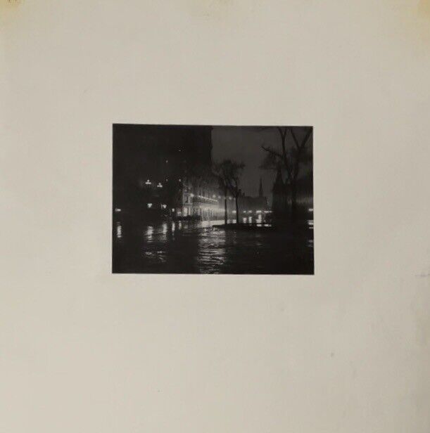 Alfred Stieglitz, 1897, “Reflections: Night-New York,” 2x2” $99.00