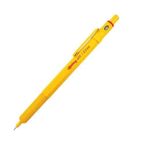 Rotring 600 Loft Limited Matte Yellow Mechanical Pencil knock type 0.5mm JP NEW